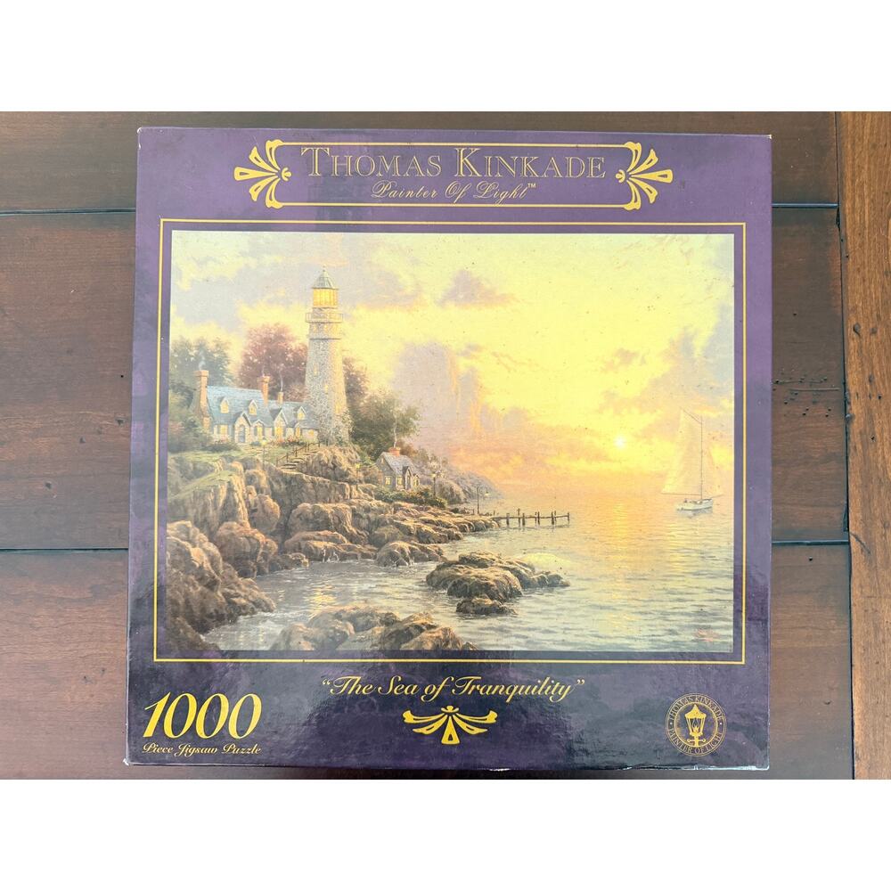 Thomas Kinkade The Sea of Tranquility 1000 Piece Jigsaw Puzzle Ceaco NEW Sealed